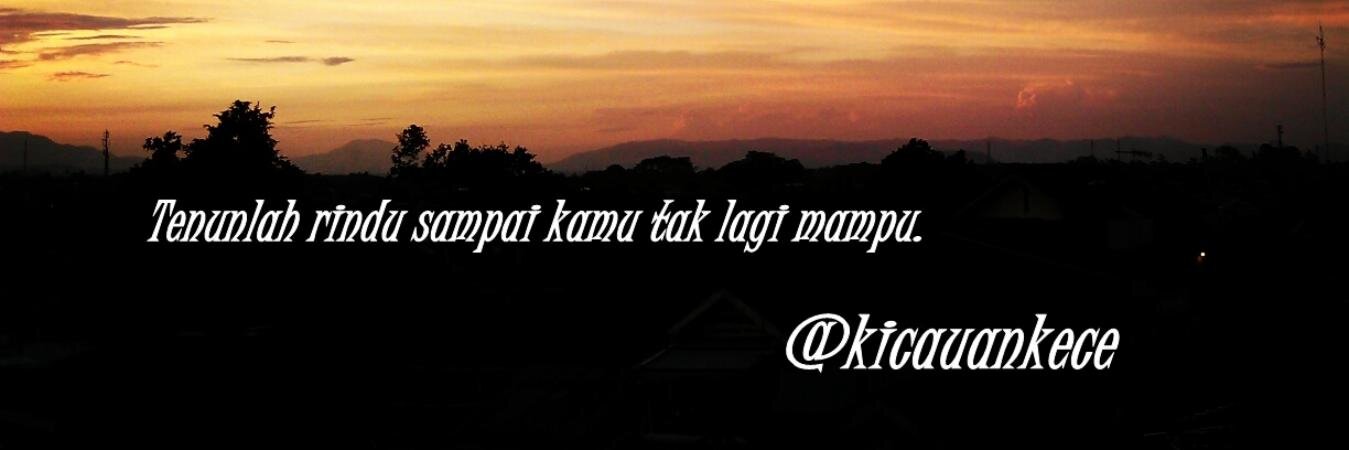kicauankece's profile banner image