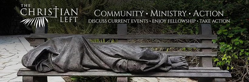 The Christian Left's banner