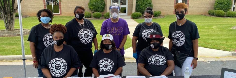 The Coalition for Justice through Civic Engagement banner