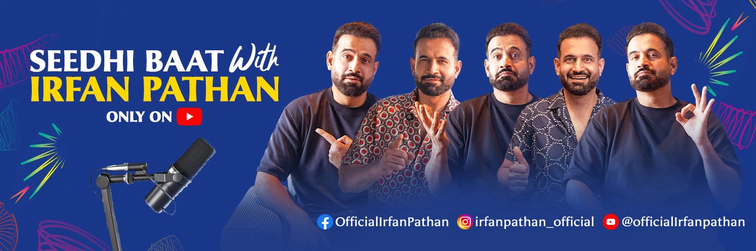 Irfan Pathan's banner