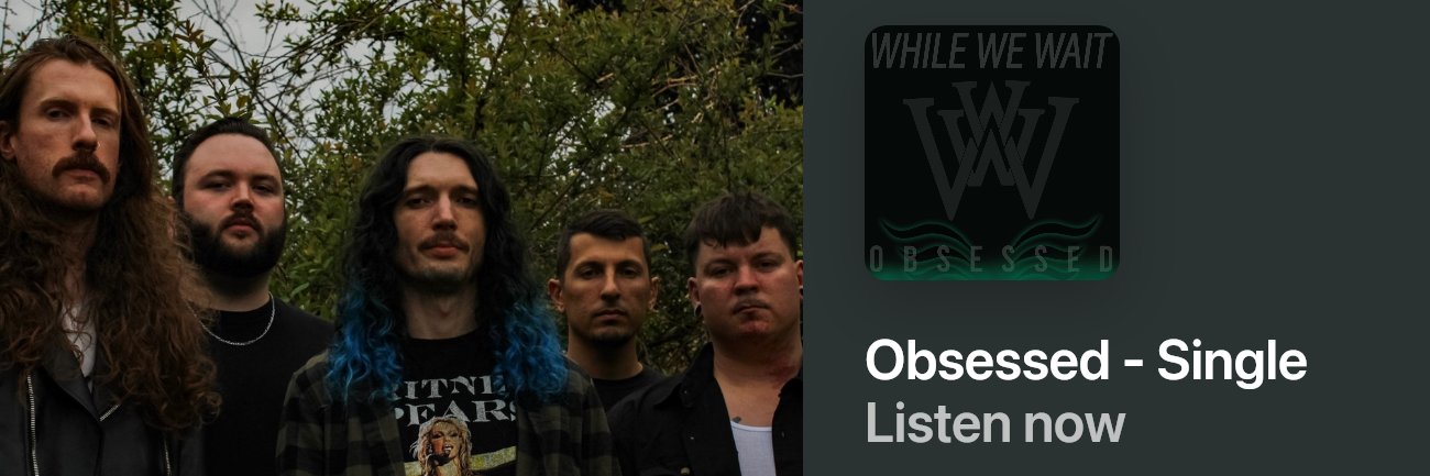 While We Wait banner