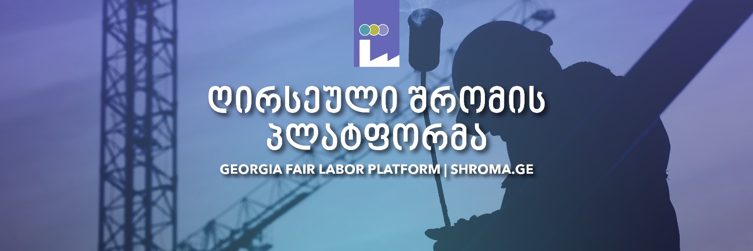 ღირსეული შრომის პლატფორმა / Fair Labor Platform banner