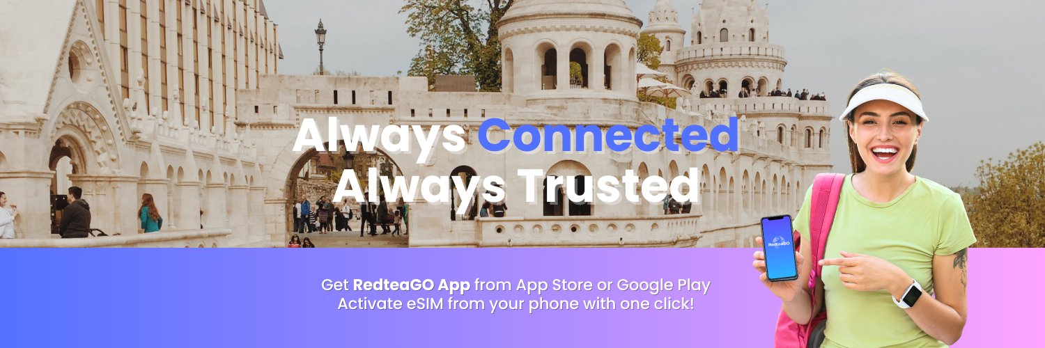 RedteaGO | eSIM World's Best Travel App banner