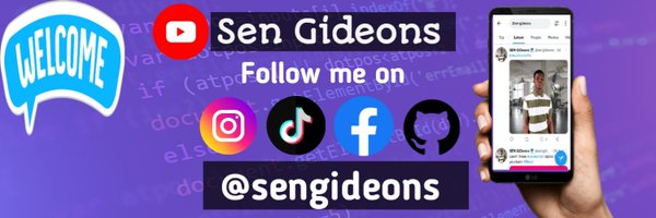 sengideons Profile Banner