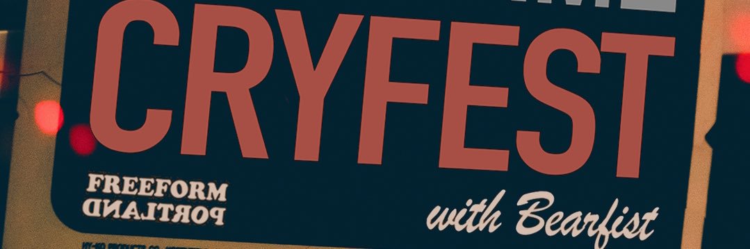The CryFest banner
