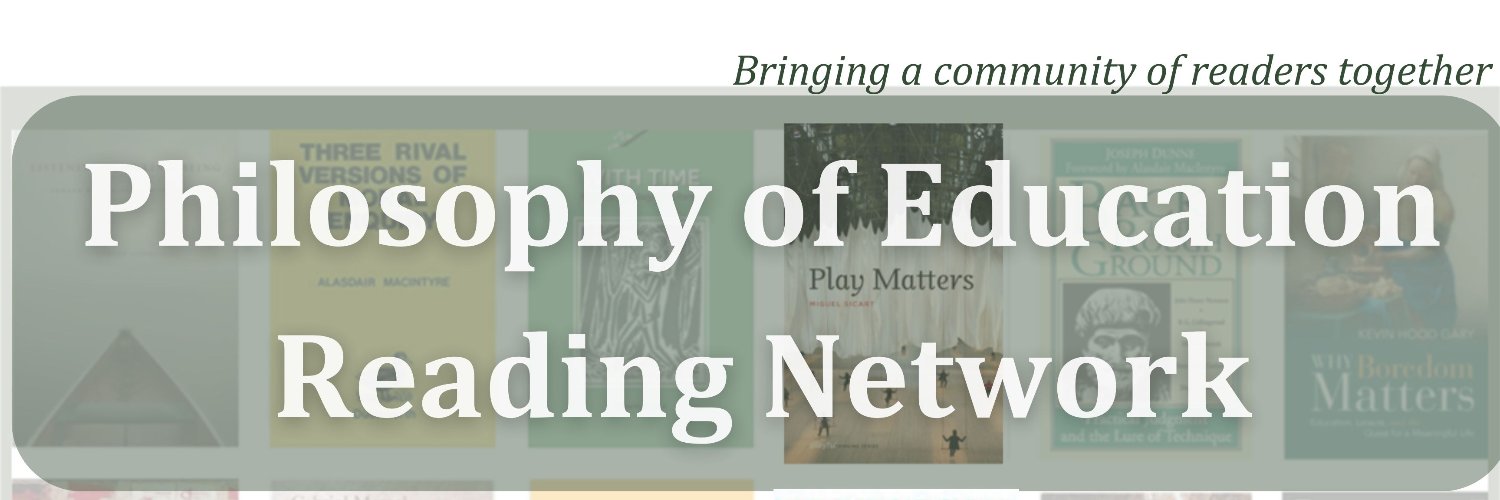 Philosophy of Education Reading Network banner