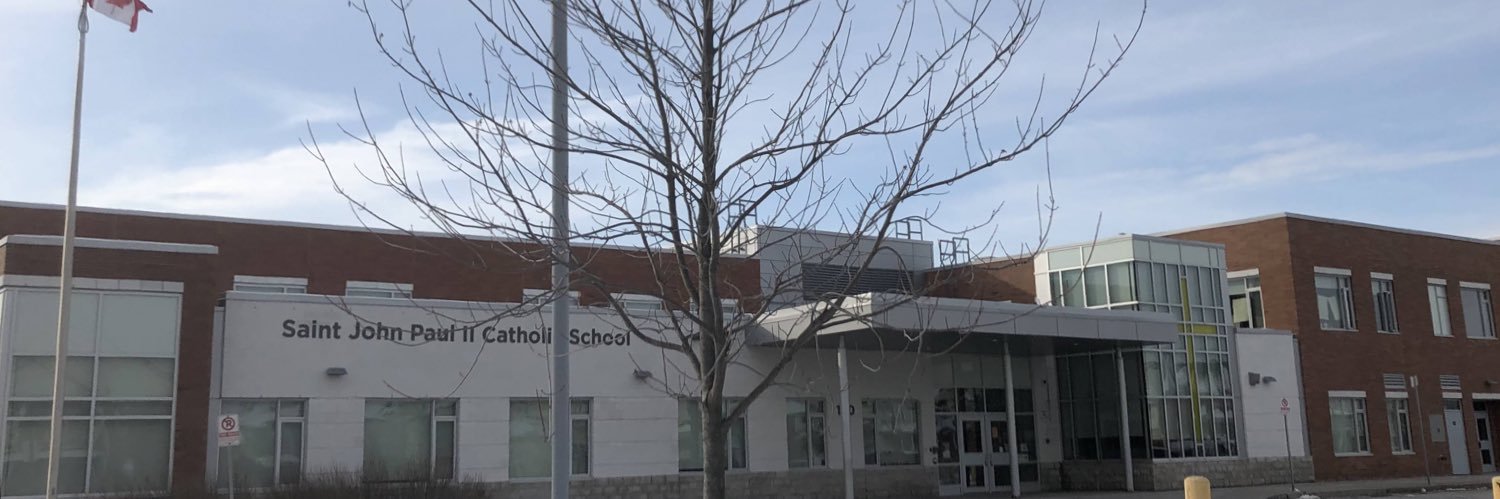 St. John Paul II Catholic School banner