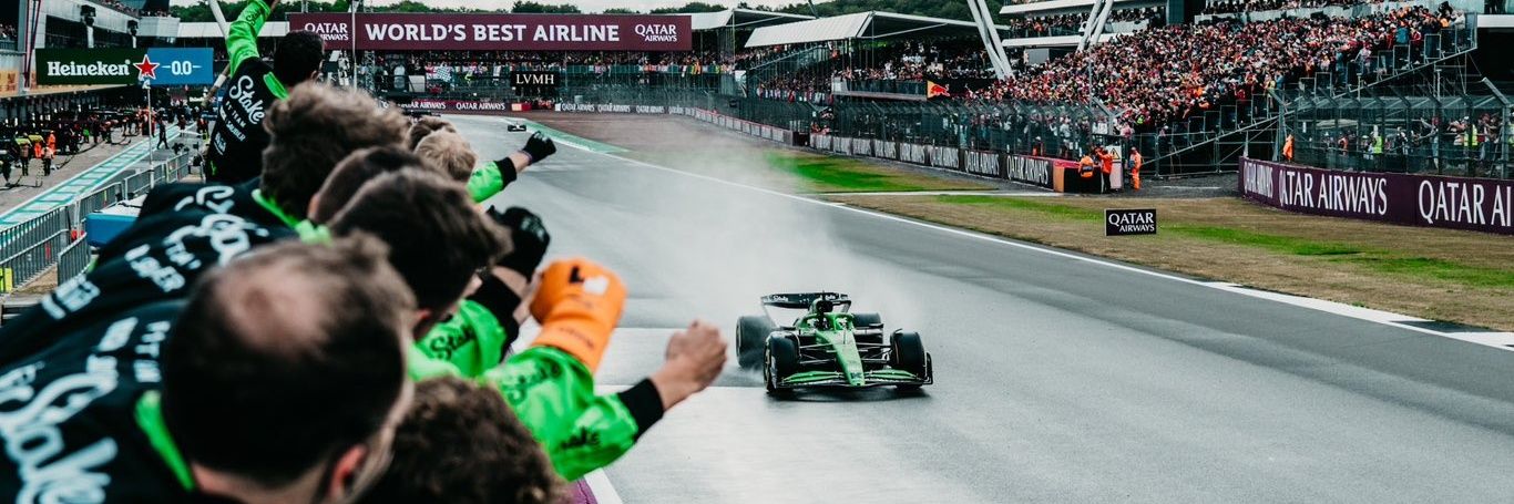 Nico Hulkenberg has scored a F1 Podium's banner