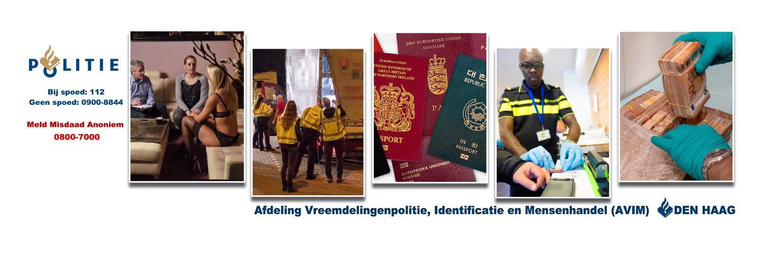 AVIM Politie Eenheid Den Haag banner