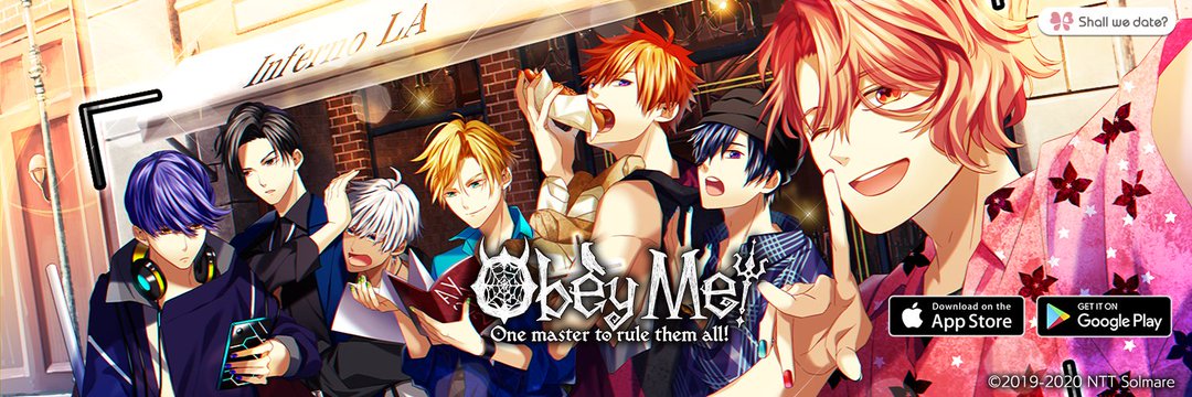 Obey Me! Fess banner