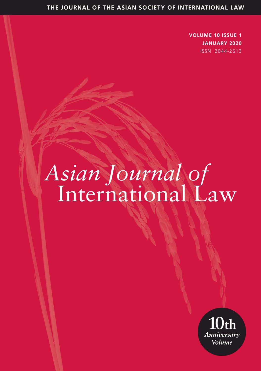 Asian Journal of International Law banner