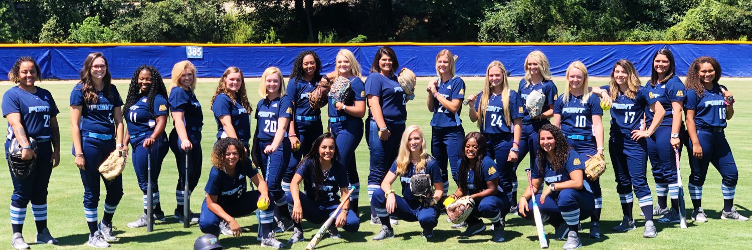 Point University Softball banner
