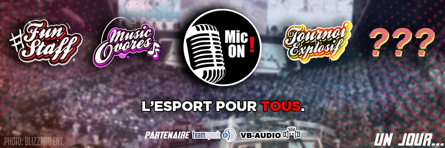 Mic!ON ~ Animations & E-Sport  banner