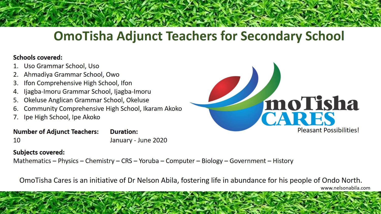 Nelson Abila, PhD banner