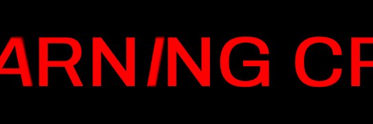 warning crawl banner