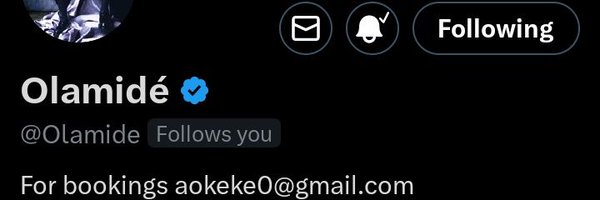 OlamideChart Profile Banner