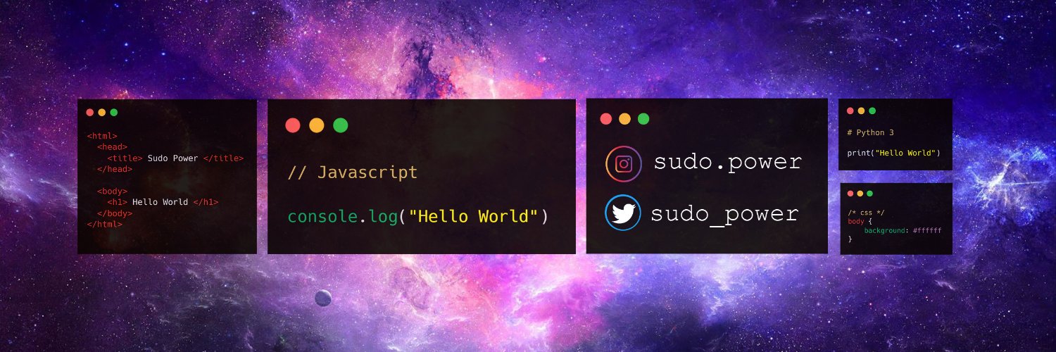 SUDO💡Power⚡ banner