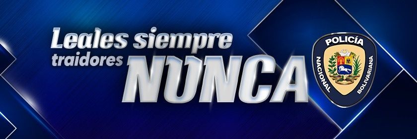Cuerpo de Policía Nacional Bolivariana. banner