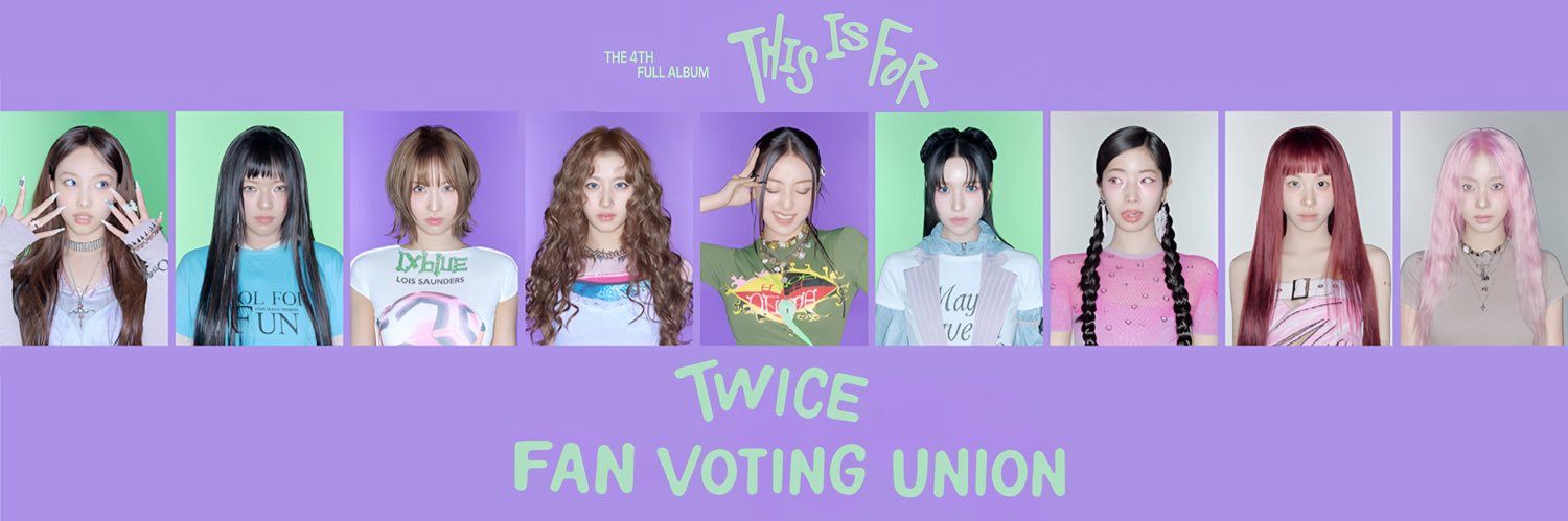 TWICE FAN VOTING UNION's banner