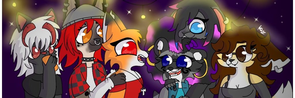 Guaxinim não-binária 🖤💜🤍💛🦝 banner