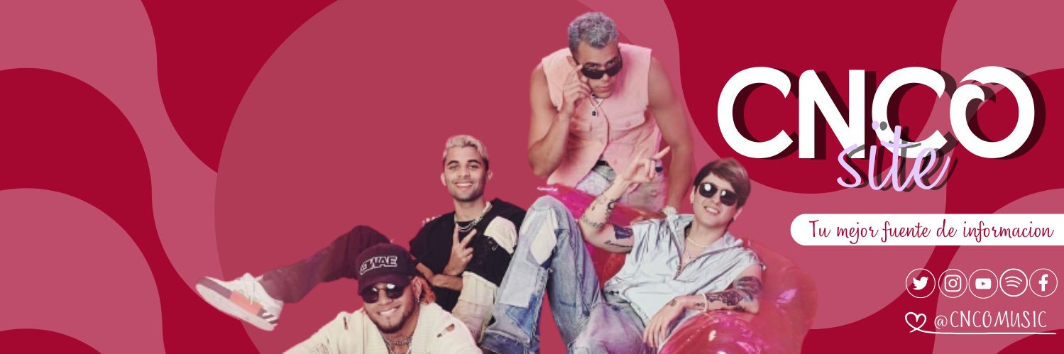 CNCO Site's banner