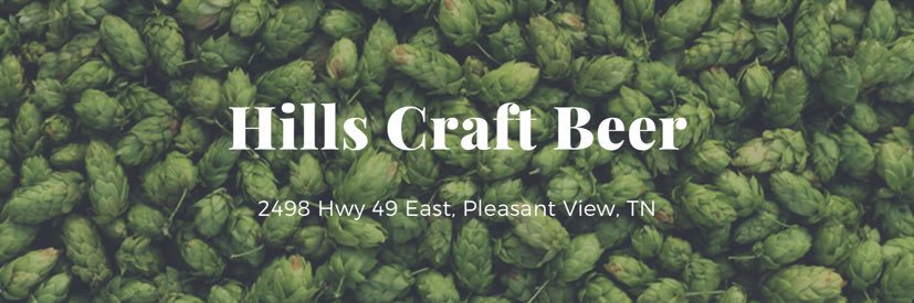 Hills Craft Beer Pleasant View banner