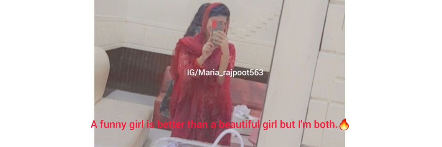 Maria Rajpoot🍹❤ banner