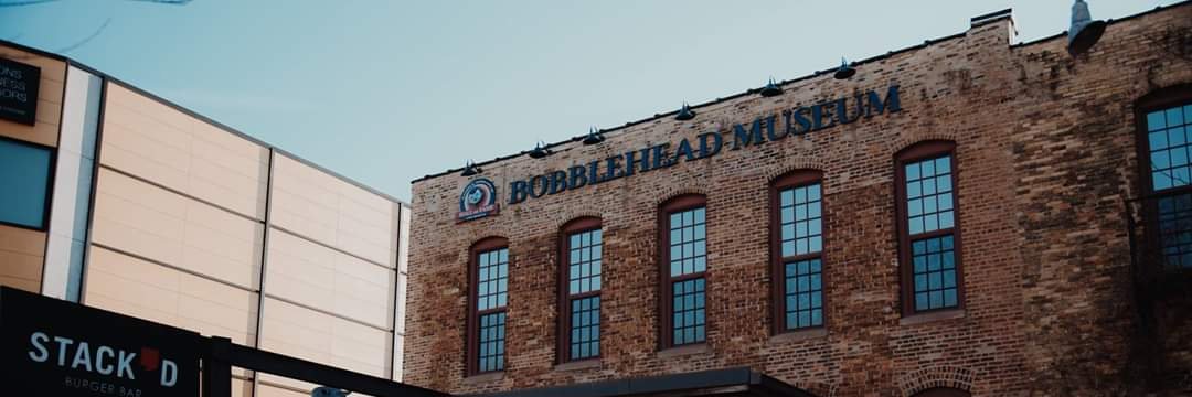 National Bobblehead Hall of Fame and Museum banner