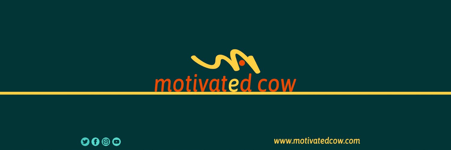 Motivated Cow banner