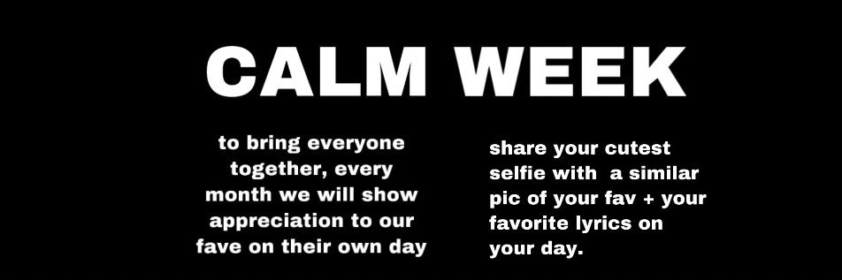 CALMweek's profile banner image