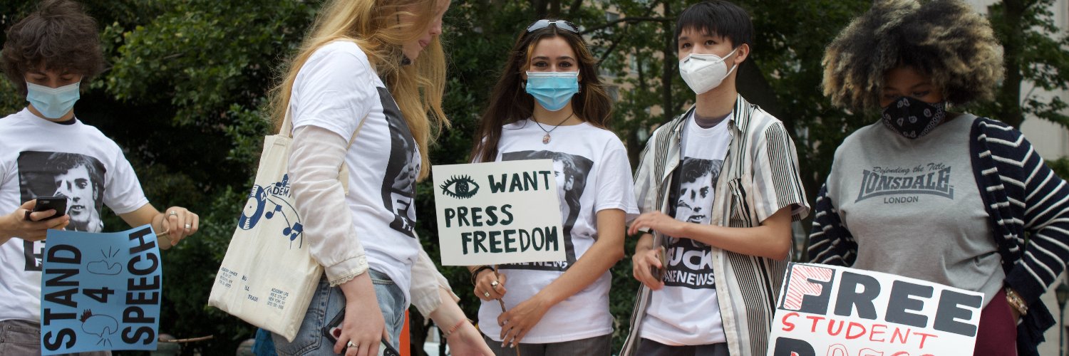 Teens for Press Freedom banner