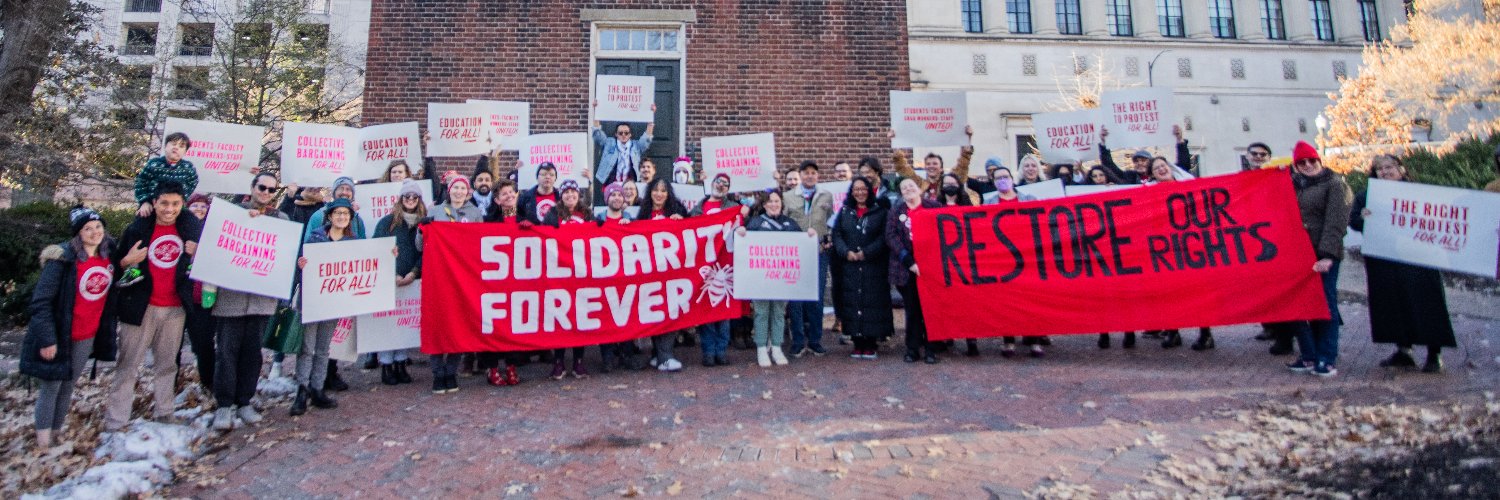 United Campus Workers Virginia (UCW-VA) banner