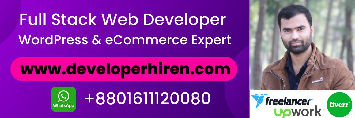 developerhiren's profile banner image