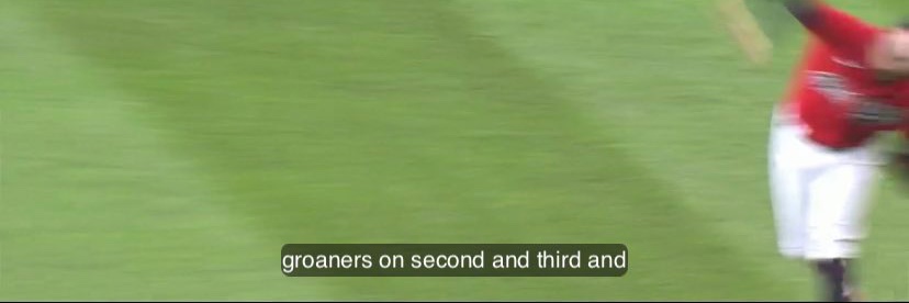 MLB Closed Captioning banner