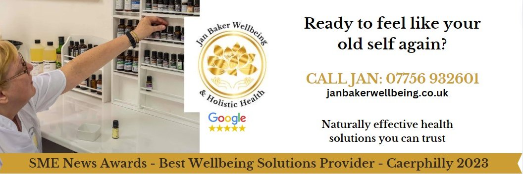 Jan Baker Wellbeing & Holistic Health banner