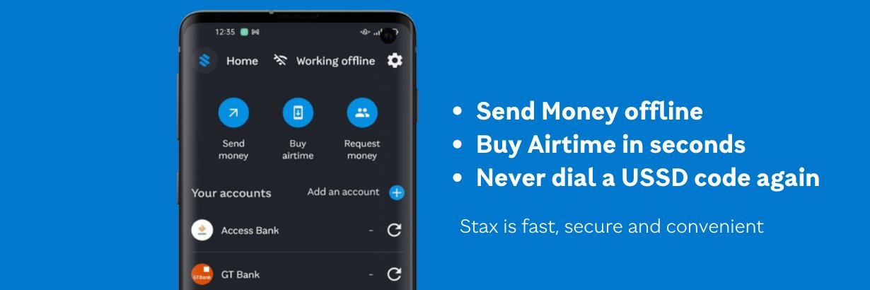 Stax - Send money offline 💸 banner