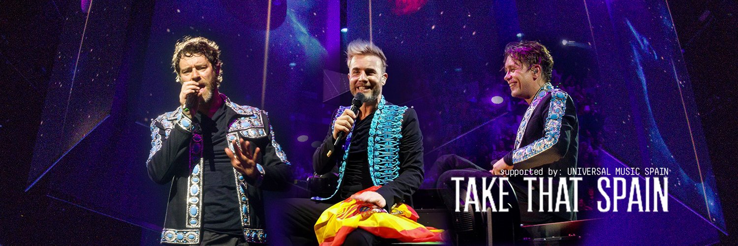 Take That Spain banner
