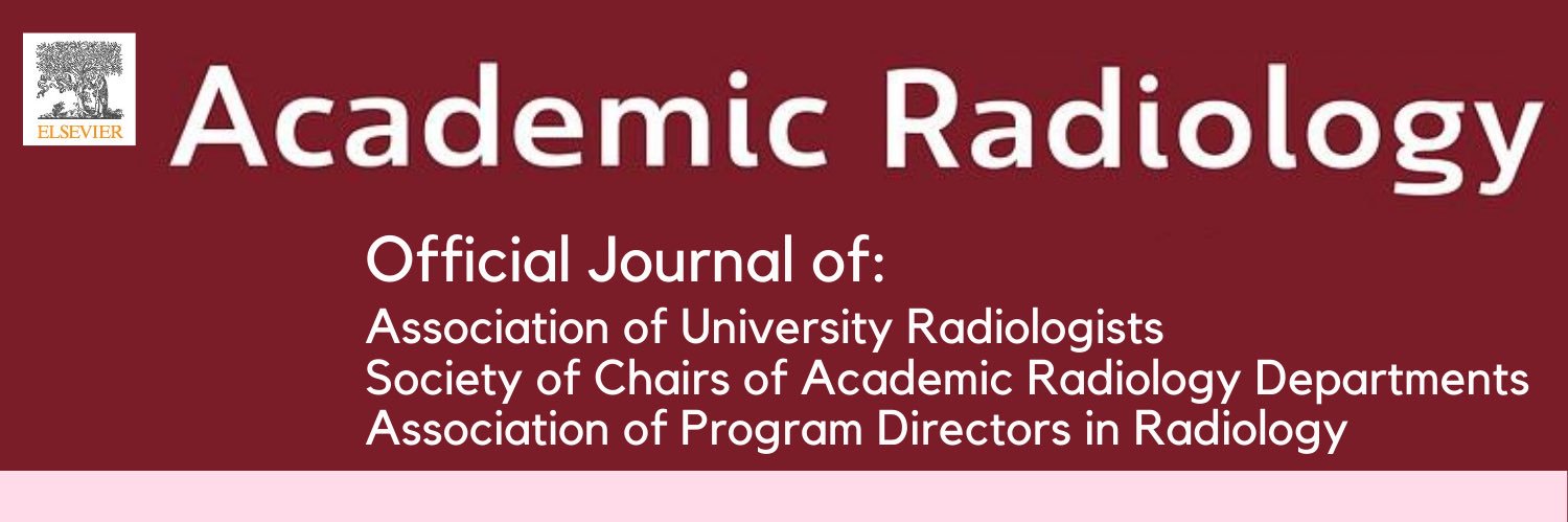 Academic Radiology banner