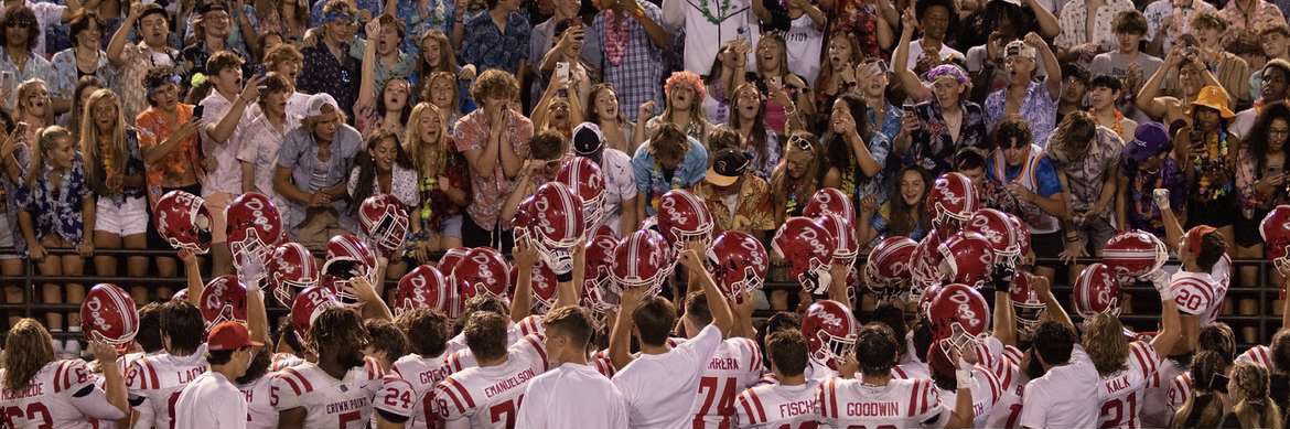 Crown Point Student Section banner