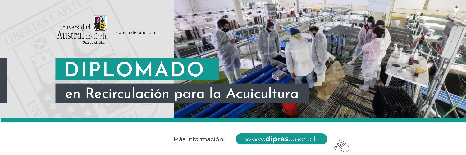 Diplomado en Recirculación Acuicultura UACh banner