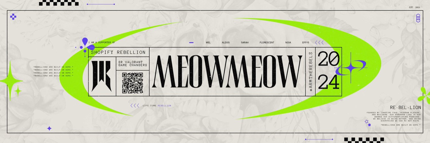 meow meow meow banner