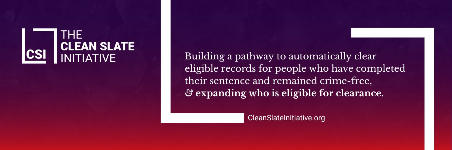 The Clean Slate Initiative's banner