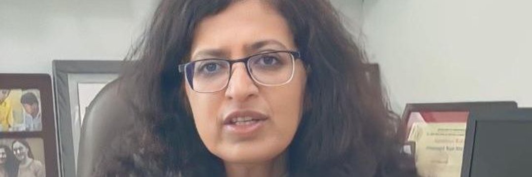 Sheffali Gulati's banner