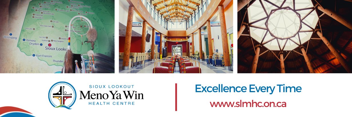 Sioux Lookout Meno Ya Win Health Centre banner