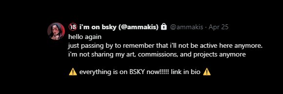 🔞 NOT ACTIVE, I'M ON BSKY (@ammakis)'s banner