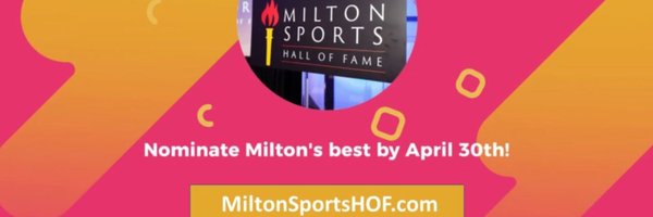 Milton Sports Hall of Fame Profile Banner