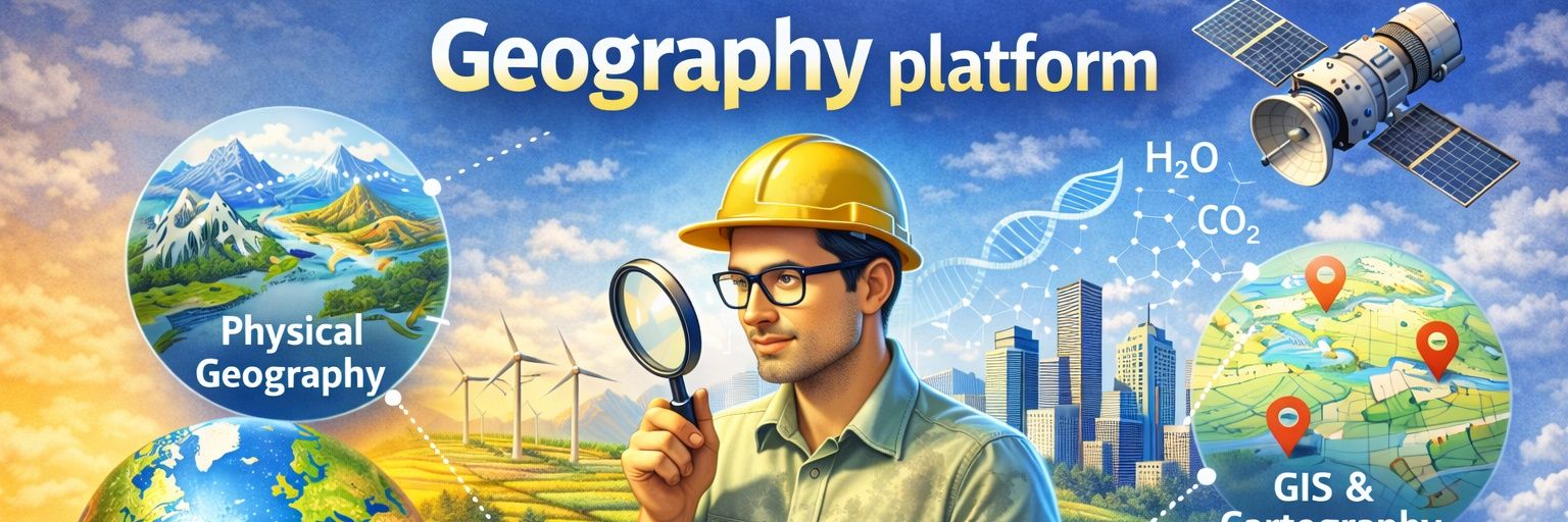 منصة الجغرافيا | Geography banner