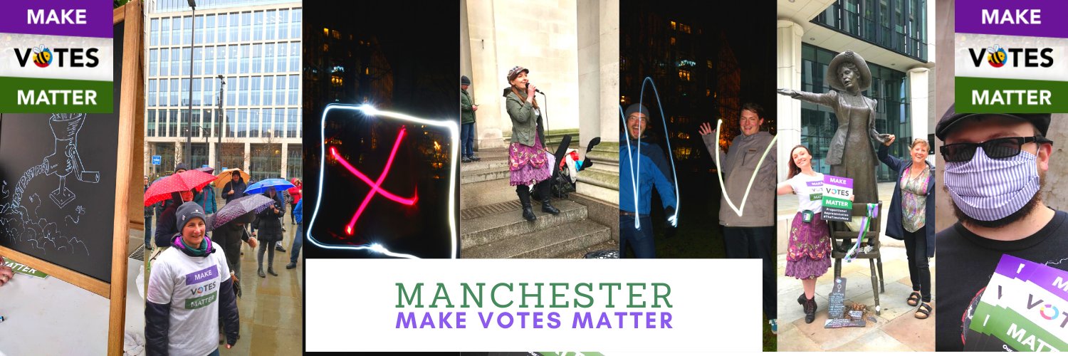 Make Votes Matter Manchester banner