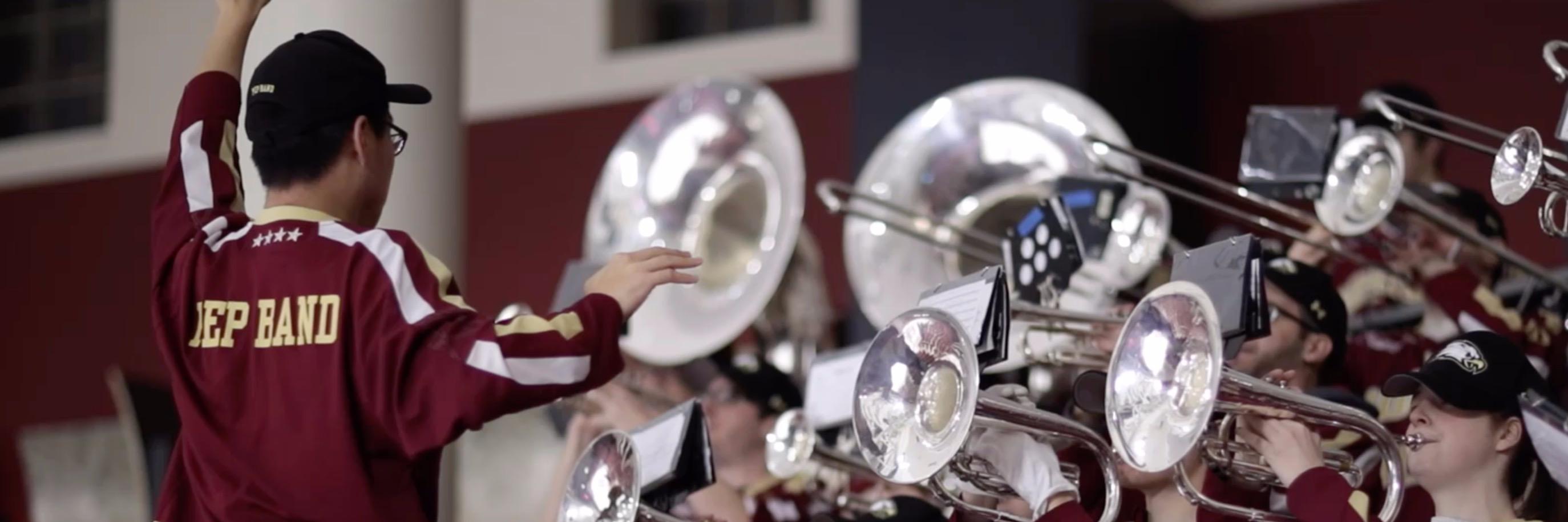 Boston College Pep Band banner