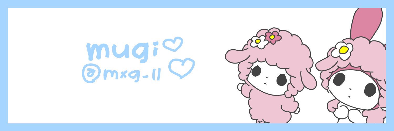 𝗺𝘂𝗴𝗶 ˊ˗ banner